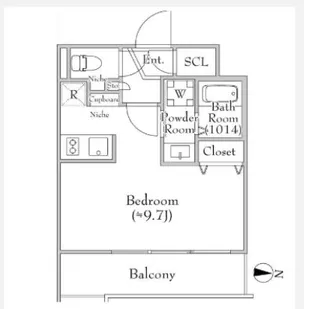 レクシード目白【4階】の間取り