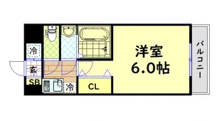 W STYLE難波【3階】の間取り
