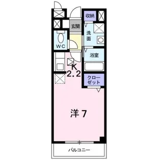 メゾン ラフィーネ【1階】の間取り