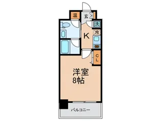 アプリーレ京町堀【5階】の間取り