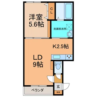 Antique【1階】の間取り