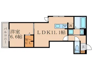 REGALO伏見【3階】の間取り