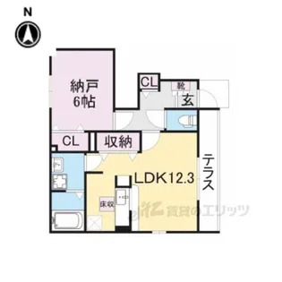 ポラリス【1階】の間取り