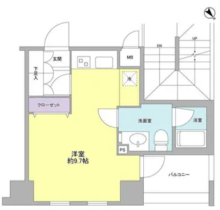 コンフォリア愛宕【4階】の間取り