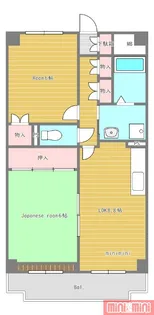パルクアン【2階】の間取り
