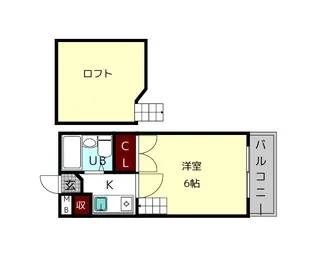 シティパレス生駒東松ヶ丘P-2【2階】の間取り