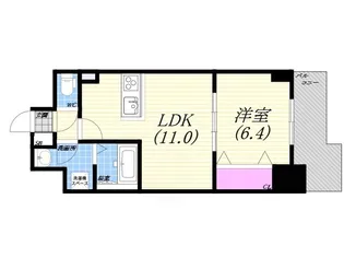 グランプラス【7階】の間取り