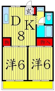 松浦コーポ【2階】の間取り