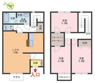 メゾンソフィアII【1階】の間取り