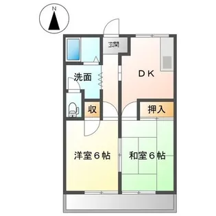 グリーンヒル和【1階】の間取り