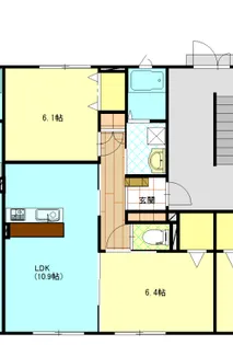 マロンハウス御山【1階】の間取り