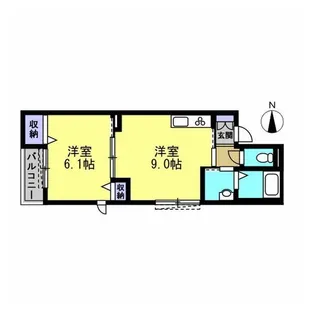 クオーレ【1階】の間取り