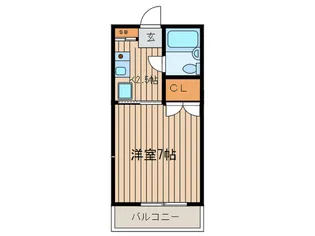 コスモセンチュリ-【2階】の間取り