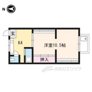 伊勢屋ハイツ【2階】の間取り