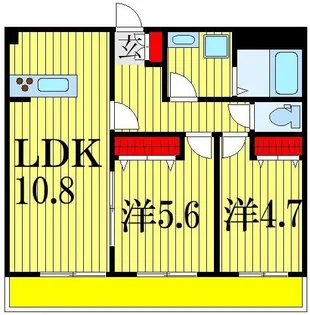 リブリ・アーク【1階】の間取り