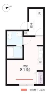 QUIET CRAB HOUSE mix山手II(仮)【2階】の間取り