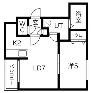 DE-N【4階】の間取り