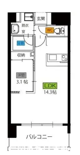 ベイグランデ【10階】の間取り