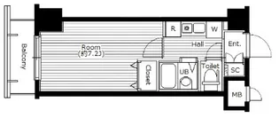 ガラ・ステージ国分寺【4階】の間取り