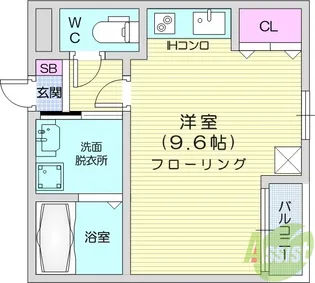 フォルト堤【4階】の間取り