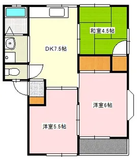 サンライズコーポ【1階】の間取り