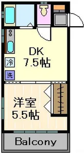 寿マンション【3階】の間取り