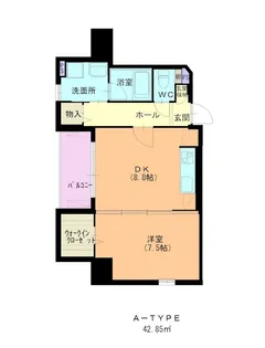 アルカサール【8階】の間取り