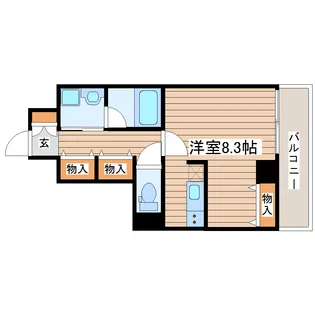 NF青葉【8階】の間取り