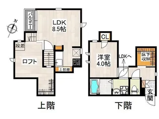 CB弥生フィオーレ【1階】の間取り