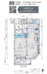 メインステージ板橋WEST【4階】の間取り