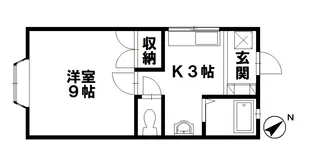 マーセルサワムラII【2階】の間取り