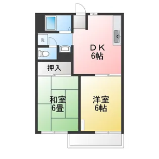 レジデンス梶野II【2階】の間取り