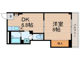 第2荒木マンション【4階】の間取り