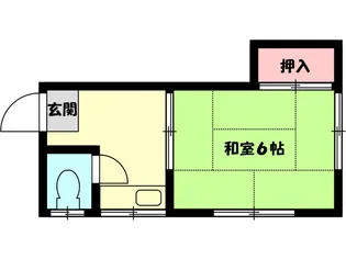 白岩ハウス【2階】の間取り