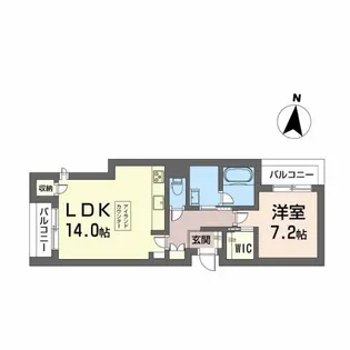 アミコート【BELS認証】【1階】の間取り