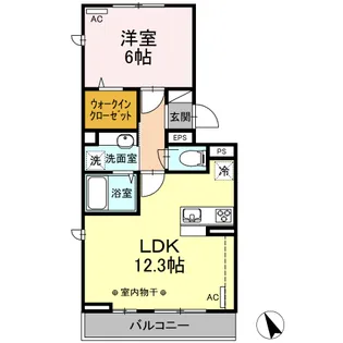 Freesia【1階】の間取り