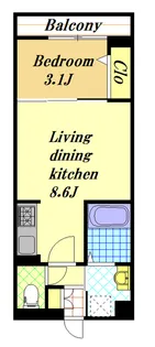 RAYS【1階】の間取り