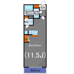 ルネサンスコート三軒茶屋茶沢通り【2階】の間取り