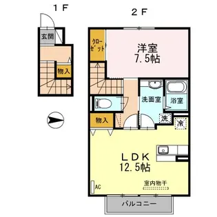 リシェス16【2階】の間取り