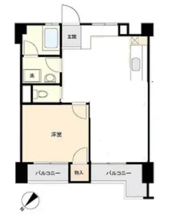 日興パレス文京【5階】の間取り