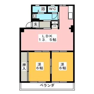 メゾン石川 B棟【2階】の間取り