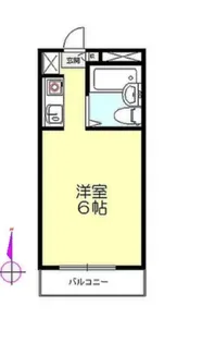インベストメント北里【2階】の間取り