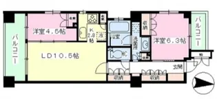 シャリエ錦糸町石原【9階】の間取り