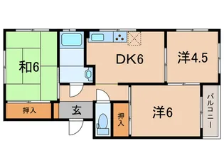 高羽マンション西館【3階】の間取り
