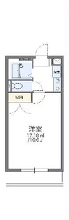 レオパレスルミエール【2階】の間取り