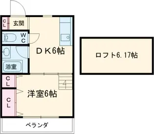 アクセスコートVII【2階】の間取り