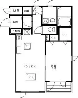 プライズN34【2階】の間取り
