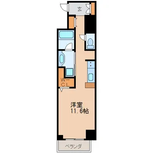 御幸レジデンス丸の内【5階】の間取り