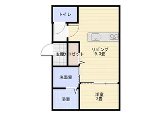 仮称福乃宮アパート【1階】の間取り