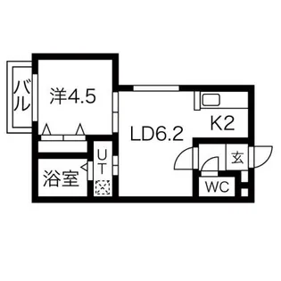 フォートレス澄川【3階】の間取り